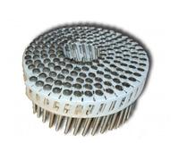 Pointes 16° 2.1x50 mm crantées INOX A2 TB en rouleaux plats fil PVC X 5250