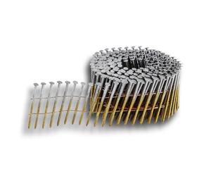 Pointes 16° 3.1x90 mm crantées galva - rouleau de 250 clous