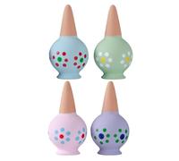 Pointes auto-arrosantes | 4 pièces en terre cuite pour l'irrigation et le jardinage, pointes pour arrosage de d'intérieur, idéales pour l'intérieur et l'extérieur, pots de fleurs, pelouse