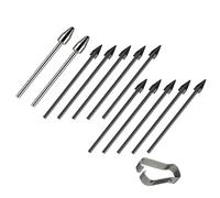 Pointes capacitives de qualité supérieure pour tablette Tab S 6/7/7+/8/9 S23, NOTE10 20, stylet tactile, 10 embouts en plastique et 2 pointes métalliques de rechange