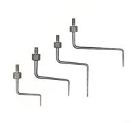 Pointes d'aiguille de type Z pour jauge de profondeur et indicateurs à cadran, tige filetée M2.5, compatible avec les indicateurs de test numériques pour sonde de rainure (B20C10)