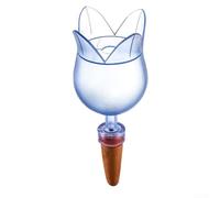 Pointes d'arrosage automatique des plantes avec technologie d'arrosage automatique, forme de tulipe pour l'humidité progressive du sol, indicateur de niveau transparent, convient pour une utilisation