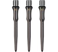 Pointes de conversion de fléchettes Mission Titan Edge Ti Shark convertit la pointe souple en acier (34 mm, noir)