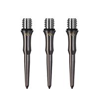 Pointes de conversion de fléchettes Mission Titan Edge Ti Shark convertit la pointe souple en acier (26 mm noir)