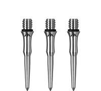 Pointes de conversion de fléchettes Mission Titan Edge Ti Shark convertit la pointe souple en acier (26 mm Argent)