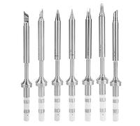 Pointes de fer à souder TS100 1 PCS Remplacement de pointe de fer à souder amélioré d'origine 70W pour fer à souder LCD numérique TS100, Céramique Noyau chauffant (TS-C4)