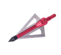 Pointes De Flèche En Alliage Inoxydable, 3 Lames Aiguisées Fixes, Pointes De Flèche De Chasse 110 Grains, Arc Composé, Accessoires De Tir À L'arc
