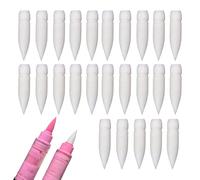Pointes de marqueur acrylique | Pointes de rechange en nylon pour stylos pinceaux rechargeables, fournitures artistiques pour peinture, dessin, détails, remplissage, graffiti, esquisses, écrits à la