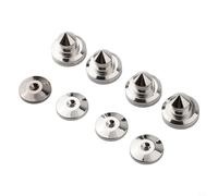Pointes de Pieds en pour cuivre 24K pour Haut-Parleurs, 4 Pointes | Pointes De Découplage Haut Parleur,Clous En pour cuivre Pour Enceintes,Accessoires Hi-Fi Réduction
