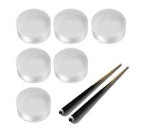 Pointes de Queue pour bâton de Piscine - Acrylique à Haute dureté, Mise à Niveau Professionnelle de la Puissance de freinage, Conception de Saut à élevé, Transmission d'énergie extrême, tête de