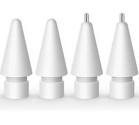 Pointes De Rechange Pour Apple Pencil 1Ère Et 2Ème Génération, Apple Pencil Usb-C, Apple Pencil Pro, Lot De 4 Apple Pencil Tips (2*Originale + 2 * 0.72Mm)[L1326]