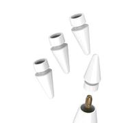Pointes de Rechange pour Apple Pencil (Lot de 4) Nibs pour iPhone 1ère et 2ème Génération Stylet pour iPad Pro Accessoires de Pointe iPencil Remplacement MFi Certifié