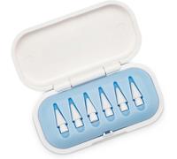 Pointes de remplacement pour Apple Pencil 1st/2nd Gen/USB-C,6Pcs No Wear Out Precise Control Pen Like Nibs (pointes de contrôle précises)