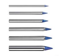 Pointes de soudage bleues pointues pour fer à souder à chaleur externe 30 W-150 W Matériau Cer pour prises de courant Transfert de chaleur efficace Résultats uniformes Ensemble d'accessoires complet