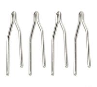 Pointes de soudure 4pcs Argent 1.5mm Haute Température | Métal traité haute pour temp, stabilité couleur, joint 15mm, diamètre 1.5mm, installation facile