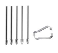 Pointes de Stylet compatibles pour Samsung Galaxy S24 Ultra S23 Ultra Note10 Note 20Tab S9 Tab S8 Tab S7 S7FE Tab S6 Tab S6 Lite, Pointes de Stylet de Remplacement avec Pince à Détacher (5 Nib)