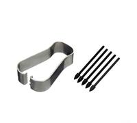 Pointes de stylet de rechange pour Samsung pour S Pen avec pince à épiler - Pointe disque haute sensibilité pour Galaxy Tab S7 S8 pour Ultra (noir)