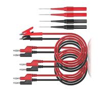 Pointes de test électriques très résistantes - Fiche de 4 mm - Flexible - Isolé - Stable dans des températures extrêmes et pressions - Connecteur de test avec faible résistance