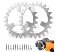 Pointes de tondeuse en acier inoxydable pour robot tondeuse Worx Landroid WR141E / WR142E / WR143E / WR165E / WR167E, amélioration de la traction pour robots en acier inoxydable pour accessoires de