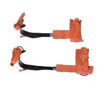 Pointes d'escalade Acier forgé 45, Hauteur réglable 41 à 47 cm Pédales antidérapantes Sangles cuir vache pour tailleurs arbres cueillette fruits professionnels jardiniers amateurs travaux en hauteur