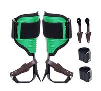 Pointes D'escalade D'arbre-VEVOR-Équipement avec Sangles et Protecteurs de Pointes-pour Grimpeurs, Cueillette de Fruits-Vert