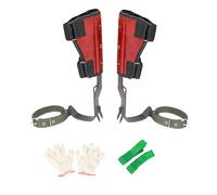 Pointes d'escalade | Kit d'arboriste pour la coupe d'arbres, l'observation de la chasse, la cueillette de fruits, la survie dans la jungle | Sangles à pointes pour grimper aux arbres, chaussures, bott