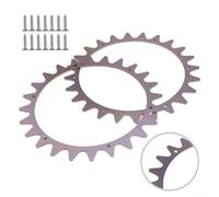 Pointes en acier inoxydable pour tondeuse robot Worx améliorent la traction des bords ébavurés de pelouse vierges Vis faciles à installer Compatible modèles S M Roue de 205 mm Résistant aux