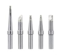 Pointes Fer à Souder ET 5pcs Compatible WESD51 | pour cuivre oxygène, conductivité thermique élevée, compatible Weller, set de 5 , usage professionnel