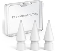 Pointes pour Apple Pencil 1ere & 2e génération, Apple Pencil Pro & USB C [Lot de 3] Pas d'usure du Stylo de Contrôle Précis à Pointe Fine comme des Pointes de Rechange pour iPencil