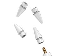 Pointes pour Apple Pencil 2ème Génération(Pack de 4)1ère Génération 2 Pointes Ipencil Accessoires pour iPad Pro 12.9 Air 10ème Air Tablette Accessoire Stylo Penil Remplacement Nibs Première Génération