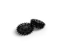 Pointes pour Greenworks OptiMow M, 10, 15 - Acier inoxydable 3 mm - Roues d'entraînement pour une traction et une adhérence maximales - Antirouille