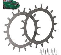 Pointes pour robot tondeuse Parkside PMRA/PMRDA/PAMR/PAMRS Acier inoxydable Trous de vis fraisés et ébavurés 12 vis inox Amélioration traction