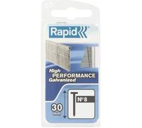 Rapid Pointes N°8 galvanisées fil fin 30 mm
