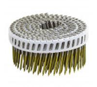 Pointes rouleau 16° BARDAGE 2,3x55 Annelées Inox A4 Tête Bombée liaison PVC