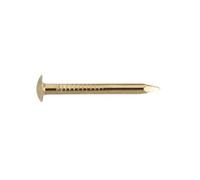 Pointes tête ronde laiton, diamètre 2,4 mm, longueur 25 mm, sachet de 1 kg