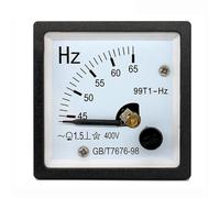 Pointeur 99T1-HZ 48x48 Mm, compteur de fréquence analogique 45-65Hz 380V 220V 48x48mm, 1 pièce(45-65Hz 220V)