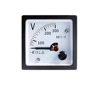 Pointeur 99T1-V 48x48mm, voltmètre AC 250V 300V 450V 500V 48x48mm, voltmètre analogique
