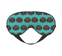 Pointeur allemand à poil court dans lunettes super doux et confortable avec sangle réglable zéro pression oculaire couverture oculaire