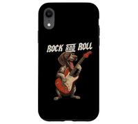 Pointeur Allemand à Poil Court Jouant de la Guitare Rock and Roll Coque pour iPhone XR