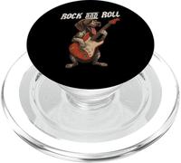Pointeur Allemand à Poil Court Jouant de la Guitare Rock and Roll PopSockets PopGrip pour MagSafe