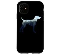 Pointeur Allemand à Poils Courts Silhouette de Maman Amoureux de la Nature Coque pour iPhone 11