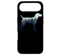 Pointeur Allemand à Poils Courts Silhouette de Maman Amoureux de la Nature Coque pour iPhone Air