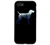 Pointeur Allemand à Poils Courts Silhouette de Maman Amoureux de la Nature Coque pour iPhone SE (2020) / 7/8