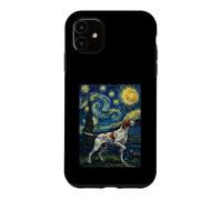 Pointeur Anglais Nuit étoilée Chien de Chasse Coque pour iPhone 11