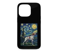 Pointeur Anglais Nuit étoilée Chien de Chasse Coque pour iPhone 13 Pro