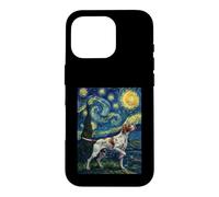 Pointeur Anglais Nuit étoilée Chien de Chasse Coque pour iPhone 16 Pro