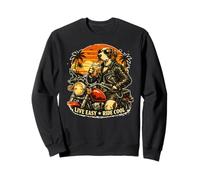 Pointeur Chien Boire Glace café Balade Moto DIGOR Vintage Sweatshirt