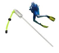 Pointeur de plongée, bâton de plongée en acier inoxydable - Bâton de