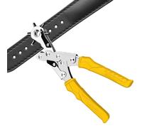 Pointeur De Trou En Cuir - Pinces De Poinçonnage Rotation Lourde Pour Ceintures En Cuir | Outil De Poinçon Réglable Multiple Avec Poignée Ergonomique | Pointeur Portable Professionnel Pour Les Cartes