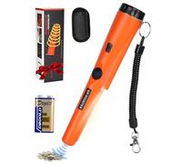 Pointeur Détecteur de Métaux Pinpointer 360° - Détecteur de Métaux Or Haute Sensibilité, Détection de Métaux avec LED & Vibration, Léger 200 g, Metal Detector Portable Enfant & Debütant
